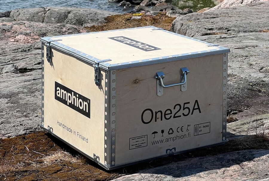 Amphion One25A Active Studio Monitor Shipping Box