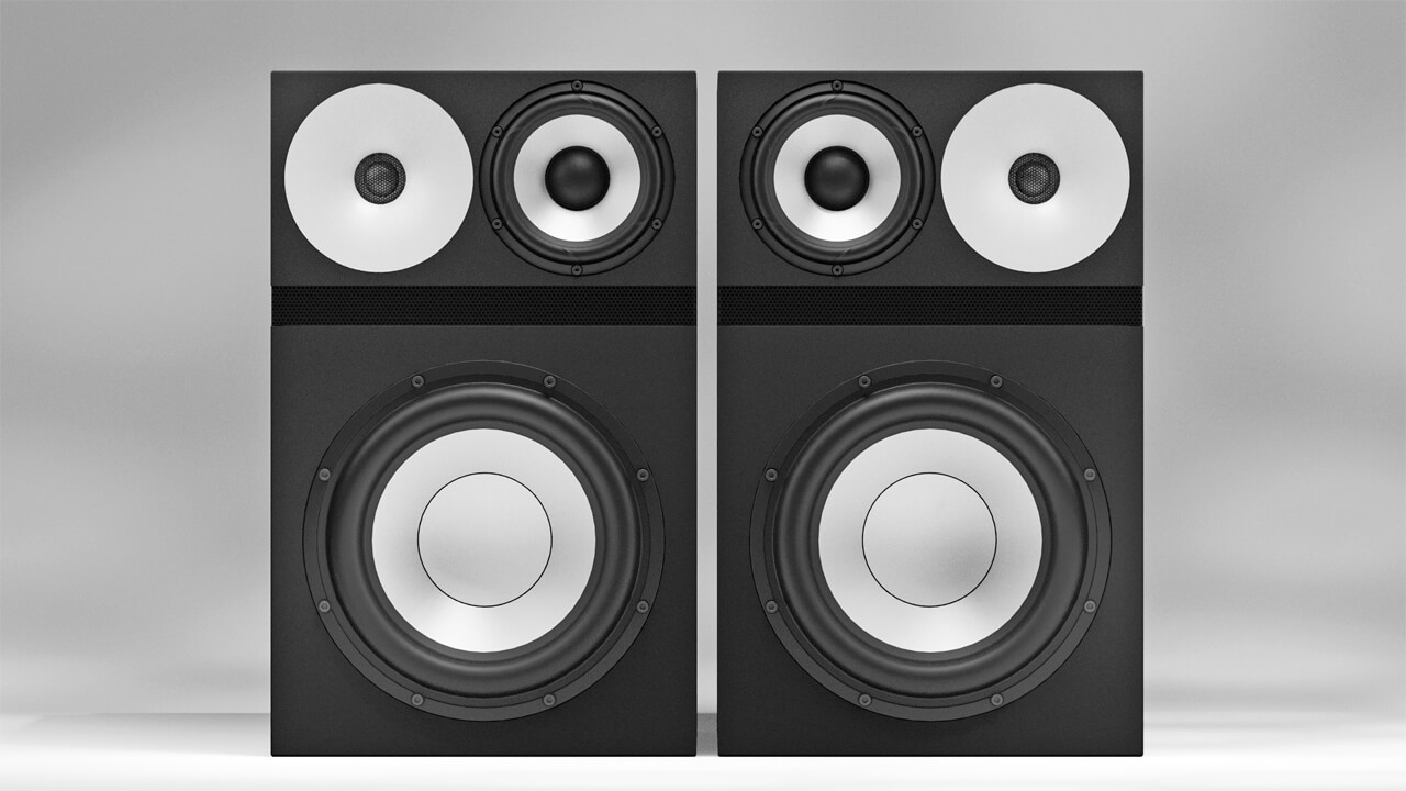 Amphion One25A Active Studio Monitor Front View Pair