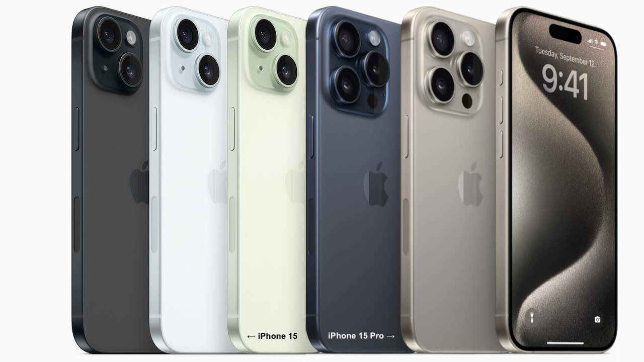 Apple iPhone 15 and iPhone 15 Pro Smartphones