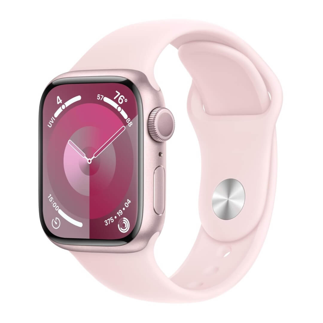 Apple Watch Series 9 (2023 model) 41mm size in pink