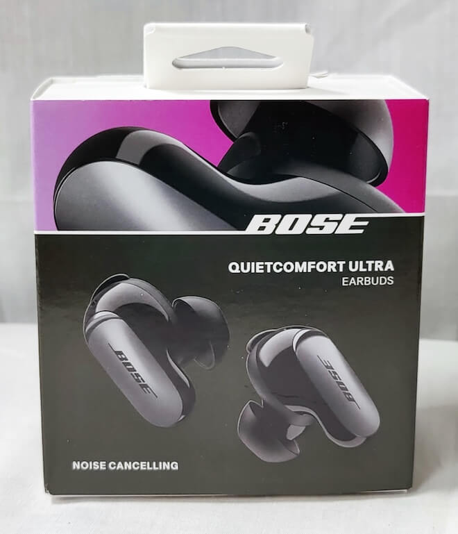 Bose QuietComfort Ultra True Wireless Earbuds Package Black 2023 model