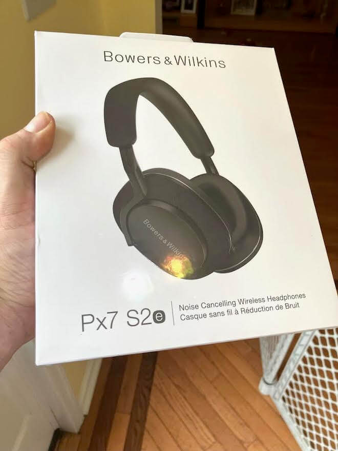 Bowers & Wilkins Px7 S2e Wireless Headphones Black in Box