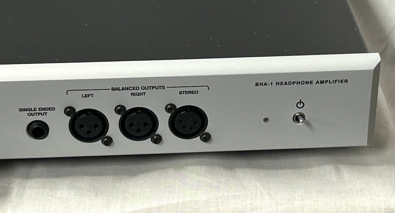 Bryston BHA-1 Headphone Amplifier Silver Right Side