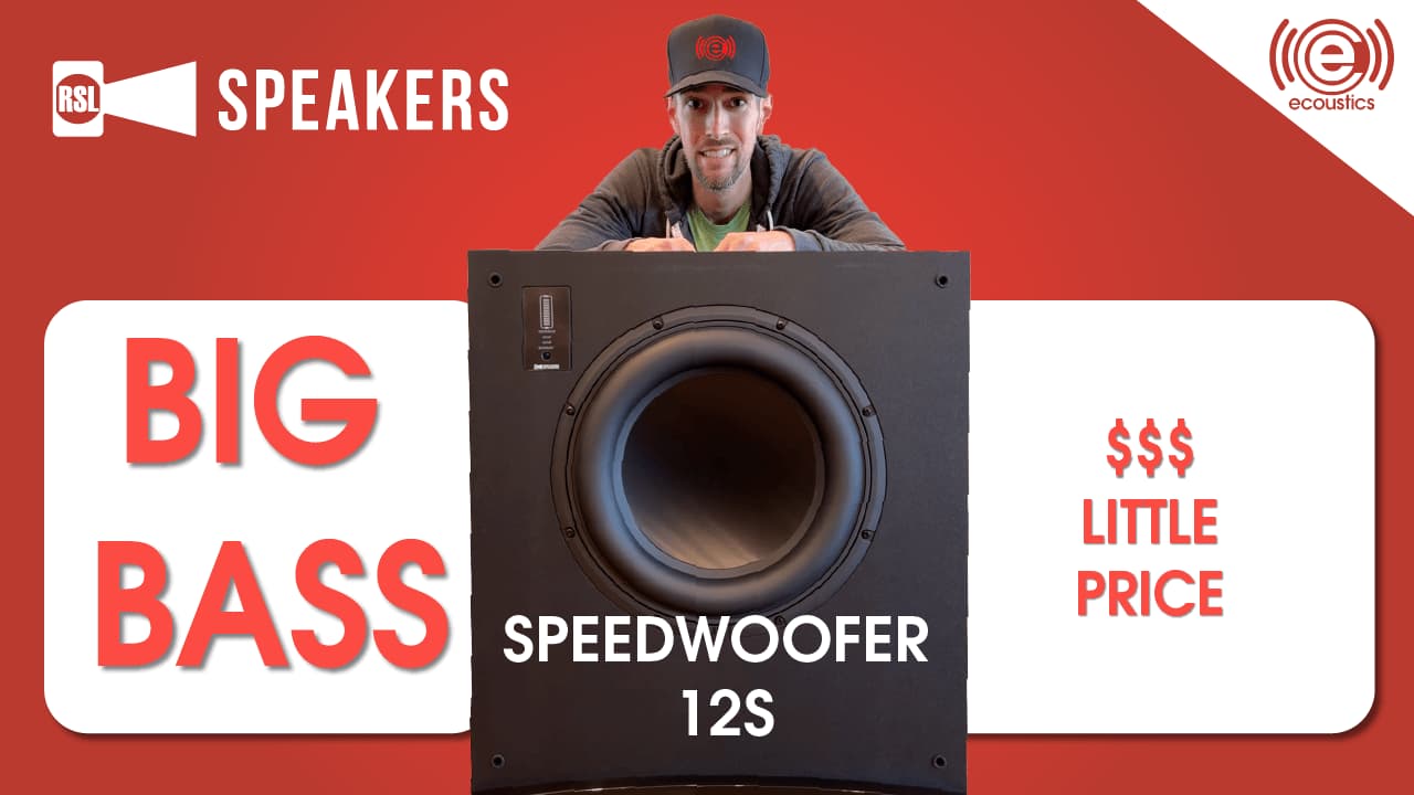 Big Bass with RSL Speakers Speedwoofer 12S Subwoofer