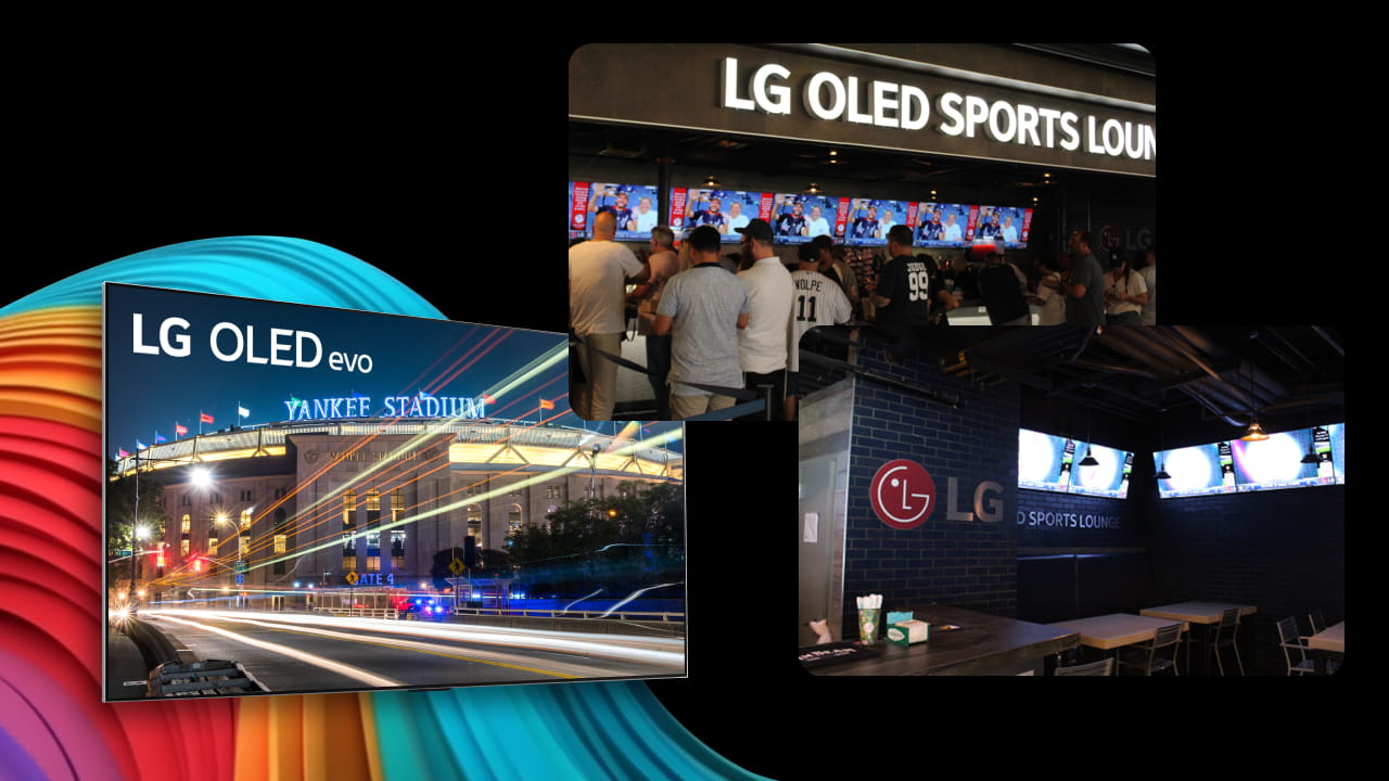 LG is official TV partner at Yankees Stadium