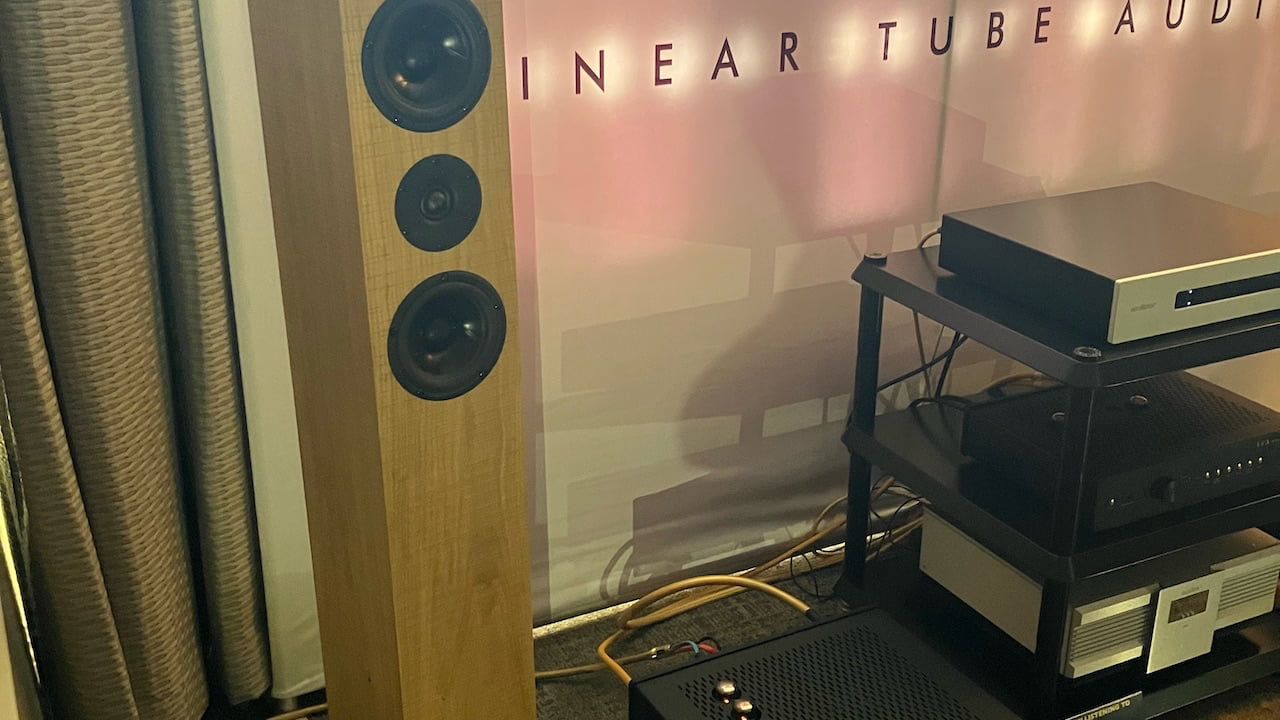 Linear Tube Audio with Credo EV1202 Reference Loudspeaker at Capital Audiofest 2023