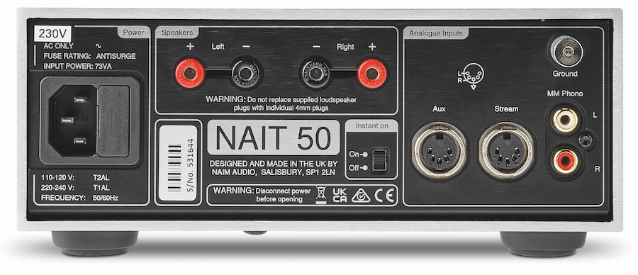 Naim Audio NAIT 50 Integrated Amplifier Rear