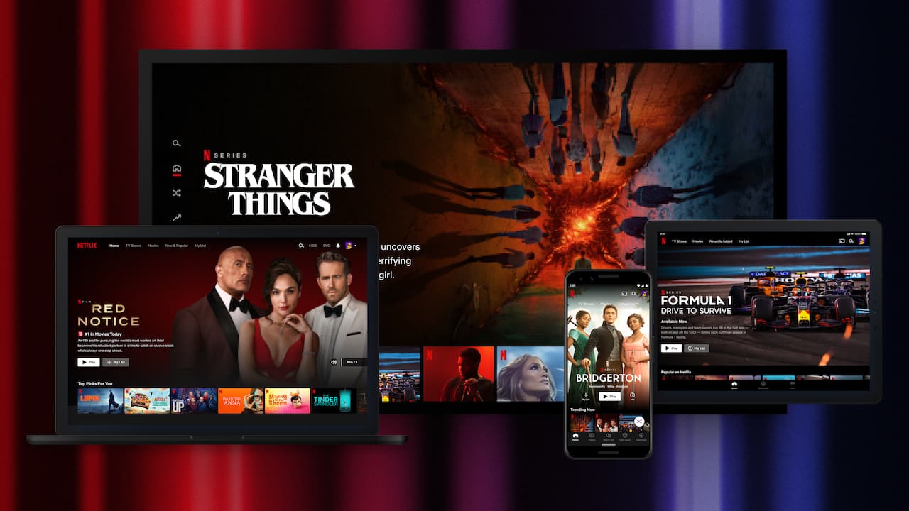 Netflix Multi-device Collage