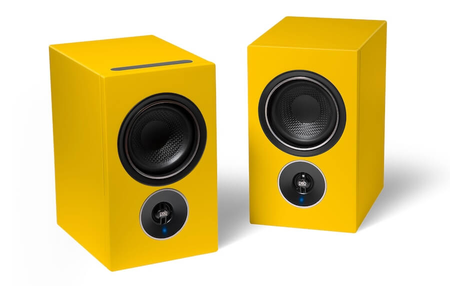 PSB Speakers Alpha IQ in Tangerine Yellow