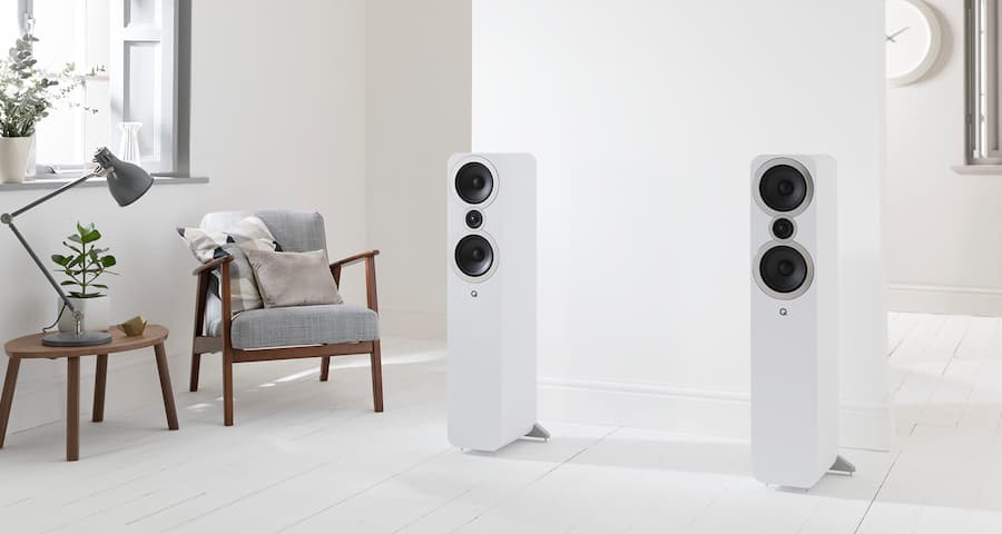 Q Acoustics 3050i Floorstanding Speakers in White