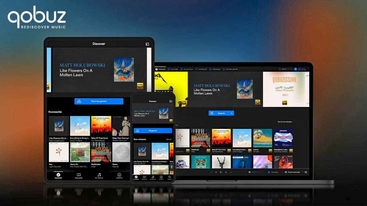Qobuz Music Streaming on multiple devices