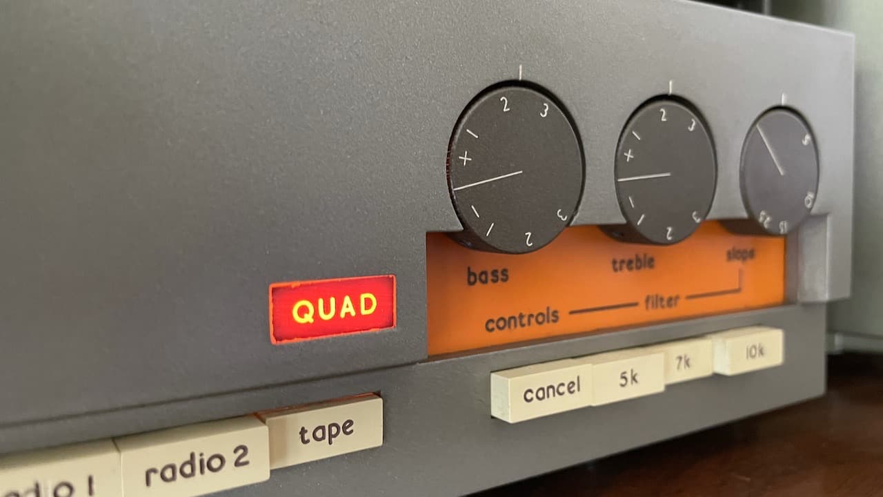 Vintage Audio: Quad 33 Pre-Amplifier Closeup