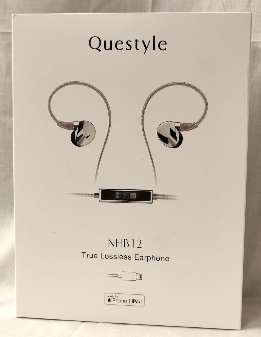 Questyle NHB12 In-ear Wired Earbuds Box Front