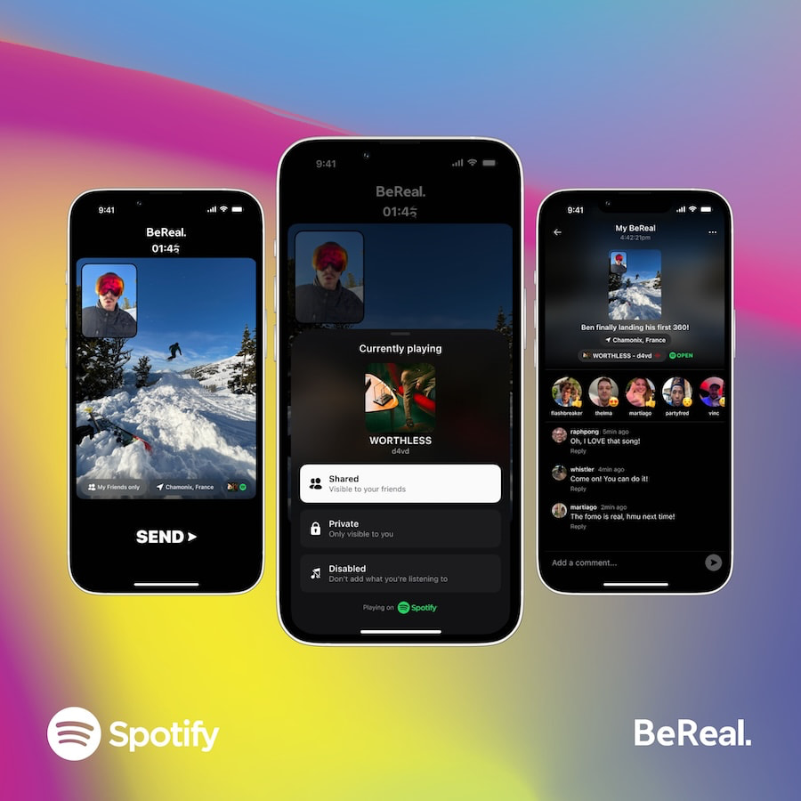Connect Spotify and BeReal Accounts