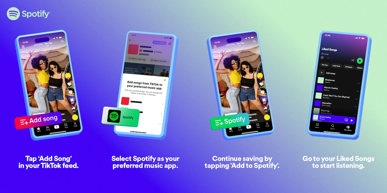 How to Save Spotify Save Songs From TikTok App Screens