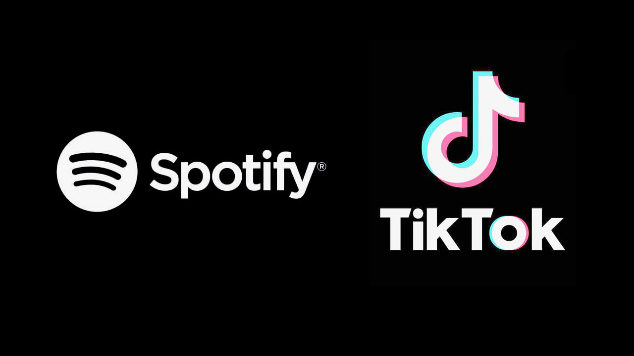 Spotify and TikTok Logos