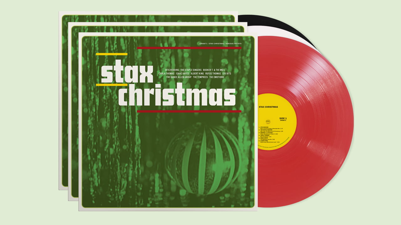 Stax Christmas Album in Black, White or Red