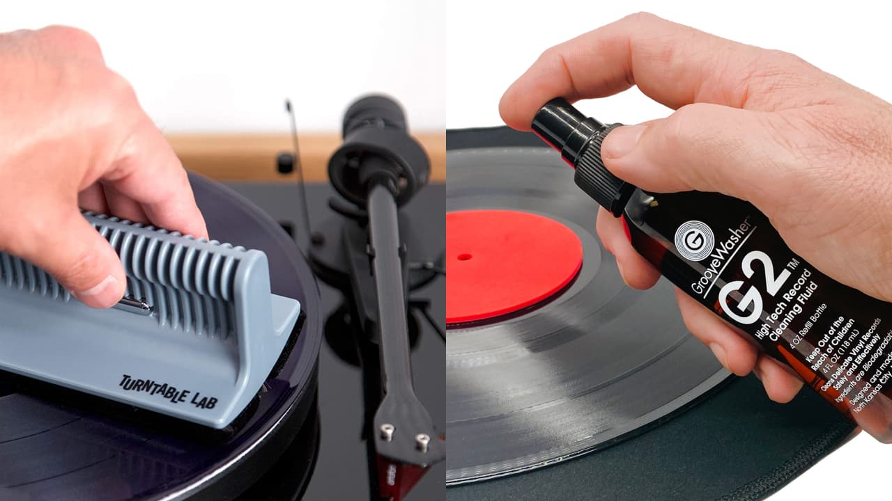 Turntable Lab and GrooveWasher Record Cleaning Brushes and Solutions