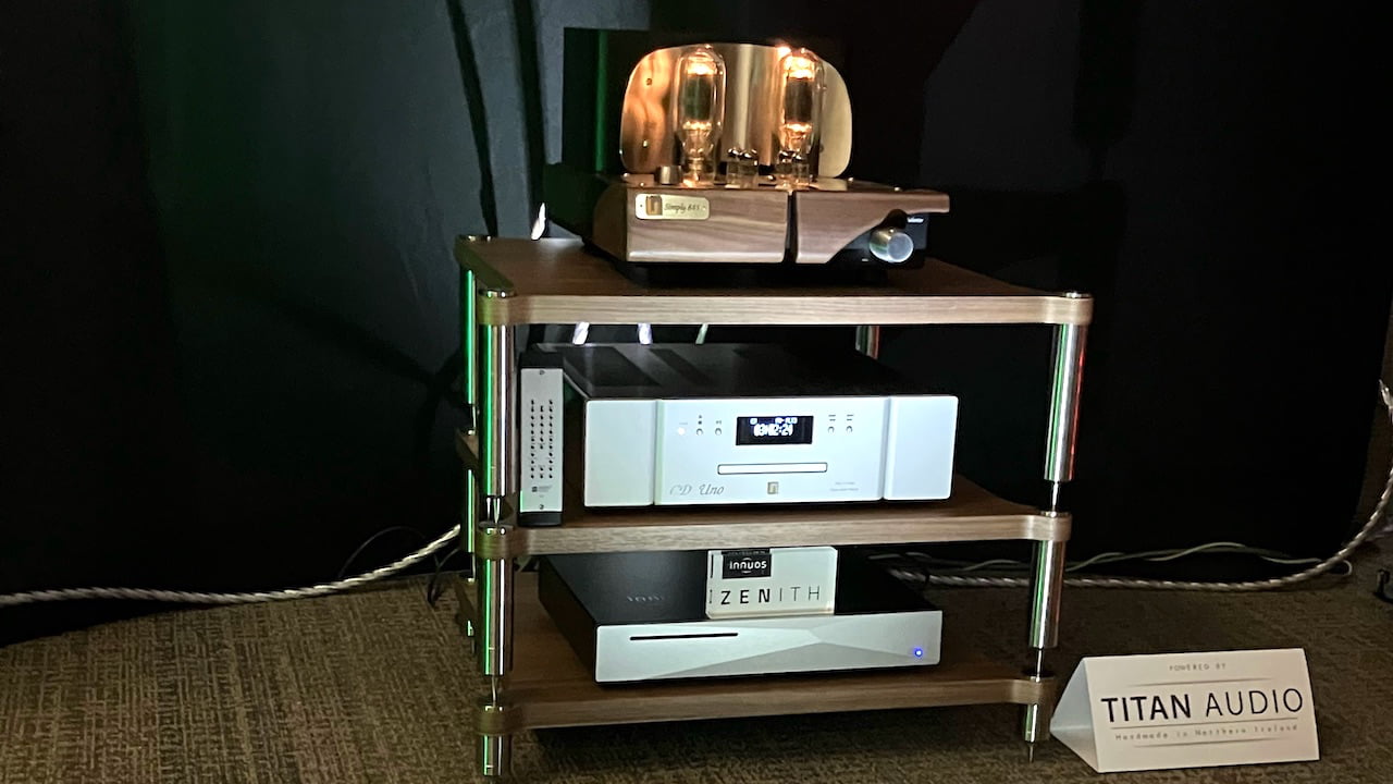 Unison Research Simply 845 Integrated Amplifier and CD Uno CD Player at CAF 2023