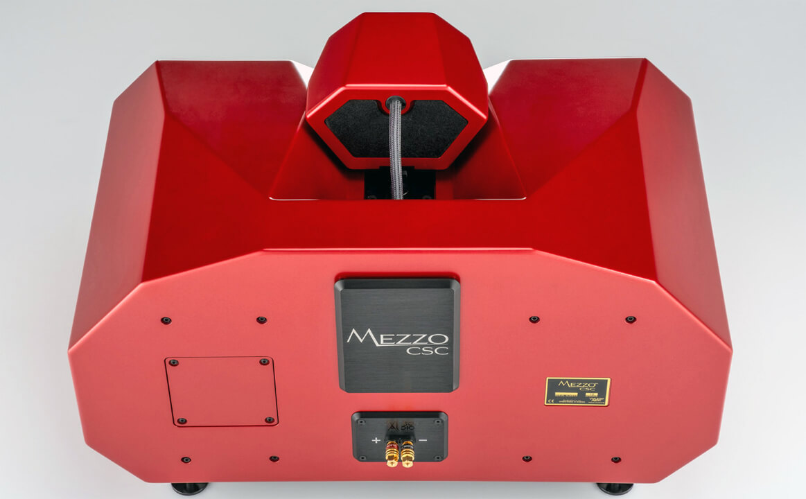 Red Wilson Audio MEZZO CSC Center Channel Speaker Rear View